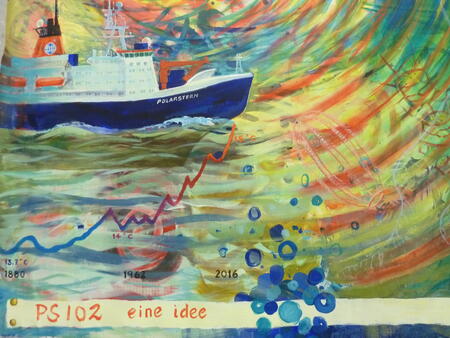 Detail of finished mural