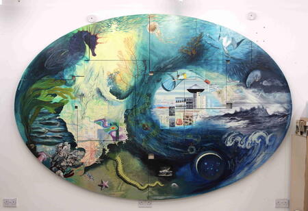 Finished work in studio May 1st 2017