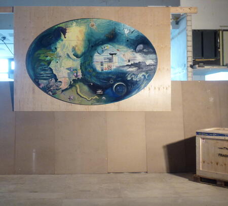 Temporary installation in the Blue House Museum Helgoland for the 125th anniversary celebration May 19th 2017.