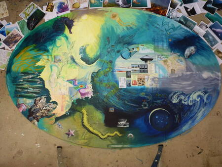 Stage 3 production - nearing completion on studio floor 23rd April 2017