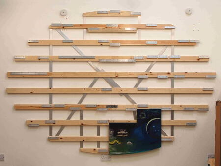 Stage 3 production - first fit of 13 pieces to finished framework