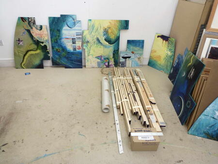 Stage 3 production - packing up for dispatch via courier from Manchester 5th May 2017