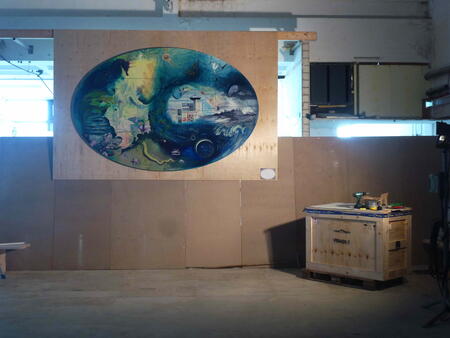 Stage 4 installation - artwork installed 17th May 2017