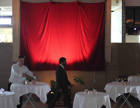 Stage 4 installation - under wraps 19th May 2017