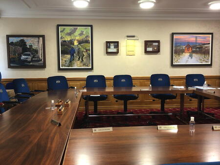 Exhibition in Ferryhill Town Hall