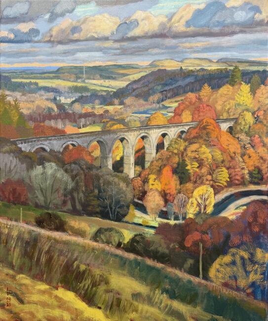 Lambley Viaduct and Featherstone Castle