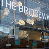 Bridgewater Hall Manchester, paper cloud installation 'Host' 2016.