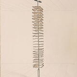 Exhibition proposal drawing for 'Pointer' at Gallery North, Northumbria University