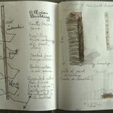 Sketch ideas fro installations during the Leverhulme Trust residency at Northumbria University