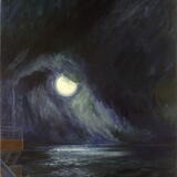 Perigee Moon south of Cornwall