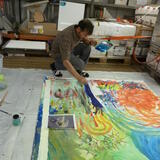 I paint the Polarstern