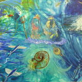 Poseidon and his wife come aboard to initiate those of us who have 'crossed the line' for the first time and to give us our new names.