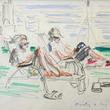 Hard working scientists measuring sunlight in the tropics