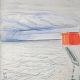 We saw rain in the distance