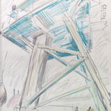 Communications mast and crows nest