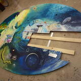 Stage 3 production - trial fit to support framework