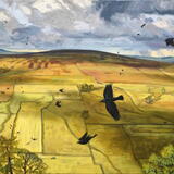 Jackdaws over Garrigill