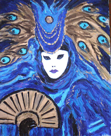 venice carnival figure