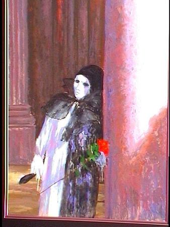 pierrot, three quarter length, venice carnival