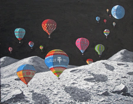 moon8: waning crescent: hot air balloons