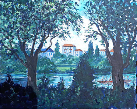 view over the severn, worcester