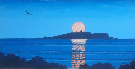 moonrise over firth of forth III