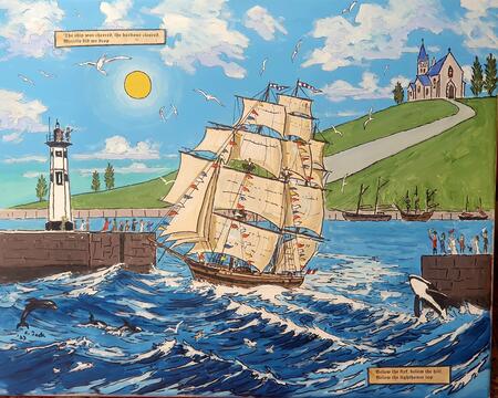 The mariner's ship leaves home