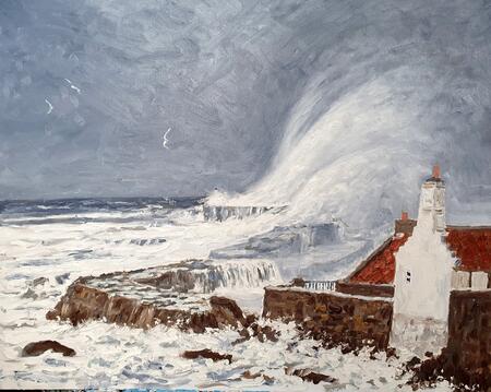 storm babet, pittenweem