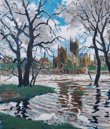 severn in flood,worcester