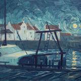 nocturne: full moon over the gyles, pittenweem