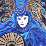 venice carnival figure