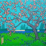 pink blossom tree [ukiyo style]