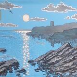 moonlight at lady's tower, elie