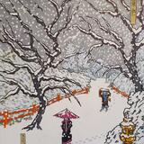 snow scene near kyoto