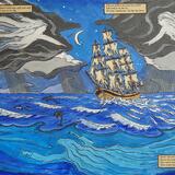 A spirit under the water causes the ship to move