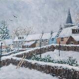 kilrenny cottages in snow