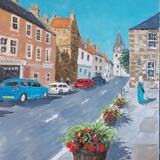 pittenweem high street in summer