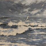 seascape #105: waves near Elie