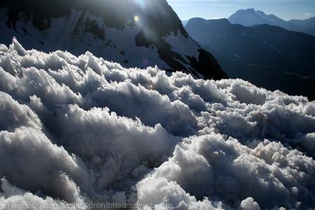 melting snow crystals
