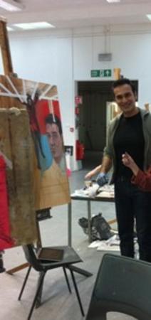 Painting at Slade college London