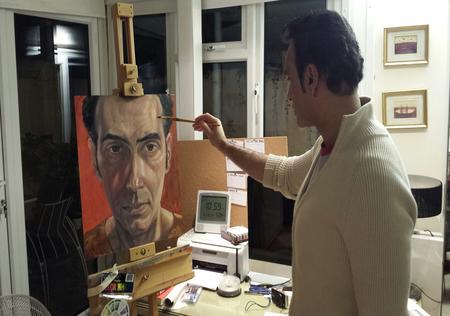 artist at studio 2014