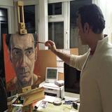 artist at studio 2014