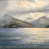 Rain clearing Knoydart, Loch Nevis.