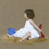 Polly with bucket and spade