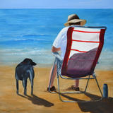 Dog and Deck Chair (new)