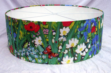 View 1. Lampshade 25cms high x 70cms across