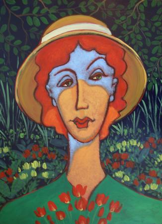 37.MILDRED IN HER GARDEN