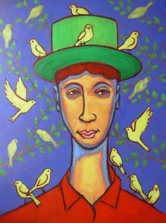 30. MAN WITH HIS CANARIES