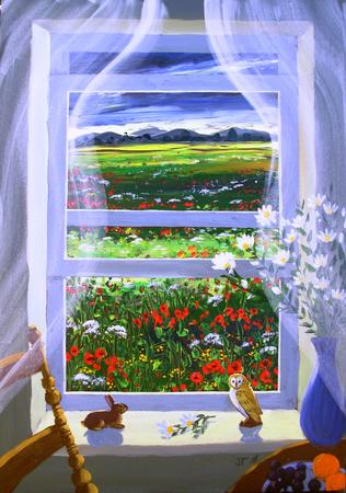 VIEW THROUGH A WINDOW - Wales