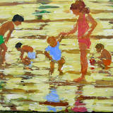 CHILDREN ON THE BEACH 4